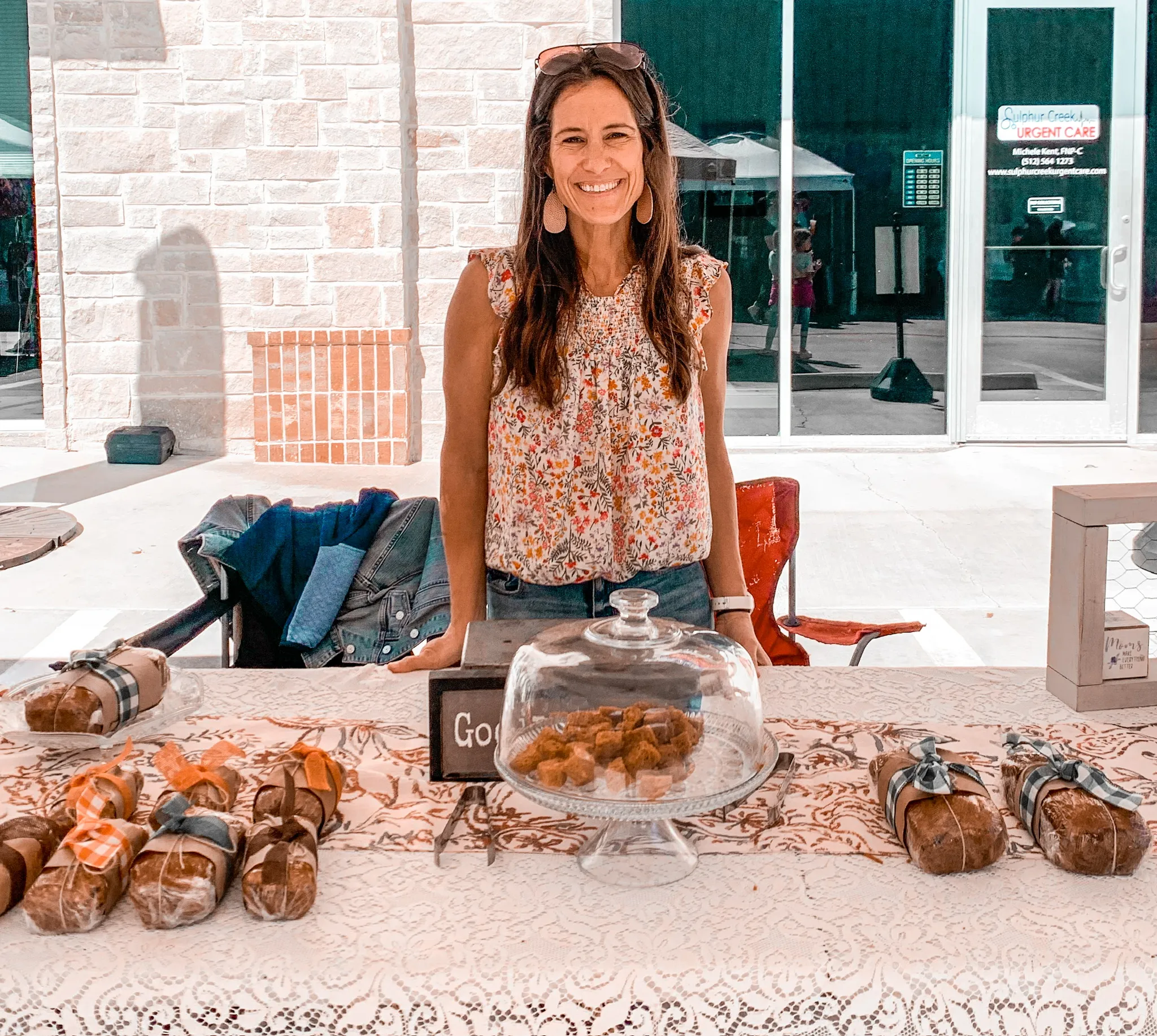 Eleya at the market